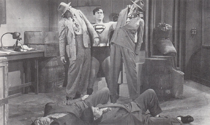 Kirk Alyn--Superman in action