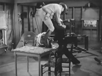 Haunted Harbor--cabin fight