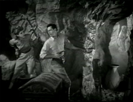 Perils of Nyoka--Aldridge and Moore in the caves