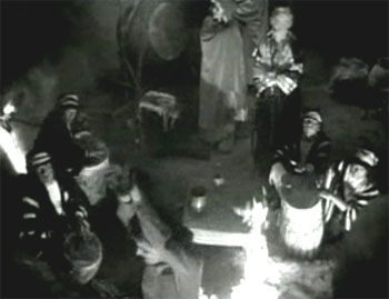 Perils of Nyoka--Fire pit