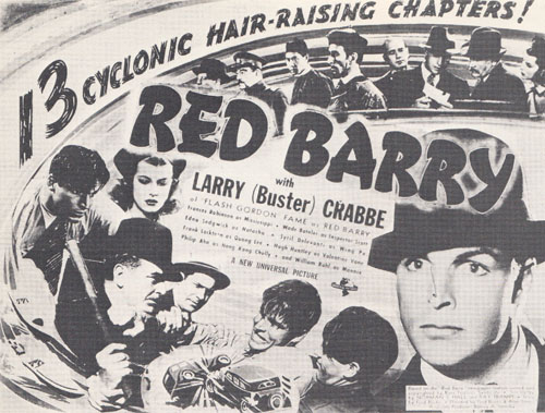 Red Barry--title card