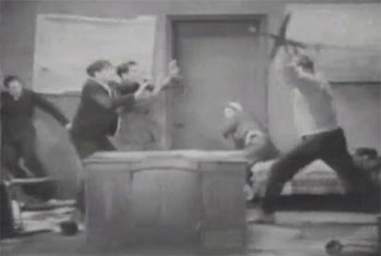 Shadow of the Eagle--strong man strikes