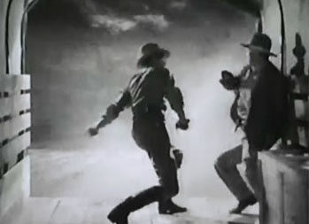 Tiger Woman--back of truck fight