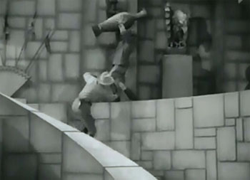 Tiger Woman--temple fight