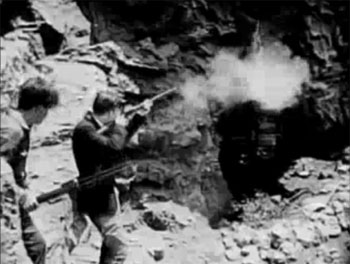 Ace Drummond--cliffside shootout