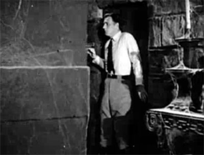 Ace Drummond--crushing walls