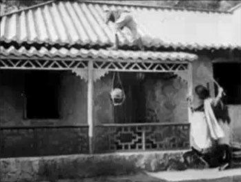 Ace Drummond--monastery escape