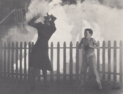 Daredevils of the Red Circle--amusement pier fire