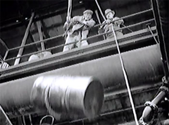 Daredevils of the Red Circle--Chemical factory chase 1