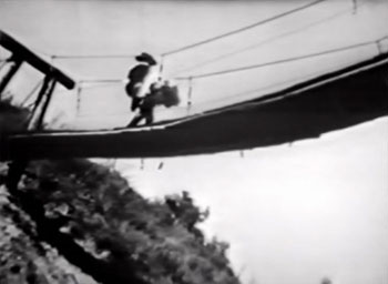 Rustlers of Red Dog--Bridge crossing