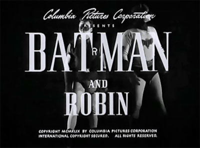Batman and Robin--titles