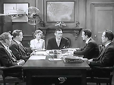 Government Agents vs. Phantom Legion--board meeting