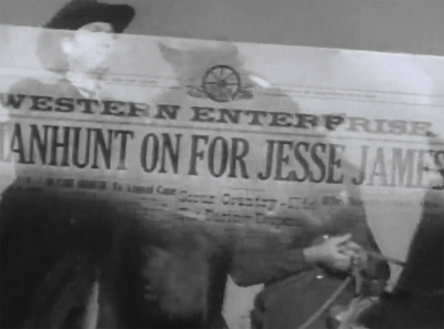 Jesse James Rides Again--headline