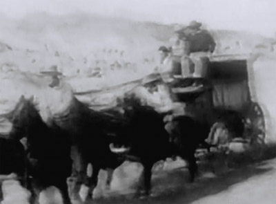 Lone Ranger--stagecoach escape