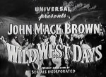 Wild West Days--titles
