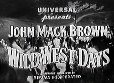 Wild West Days--titles