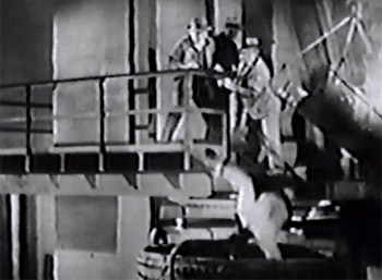 Flying G-Men--vat scene