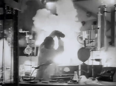 King of the Rocket Men--lab explosion