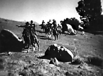 The Oregon Trail--cavalry at Kernville