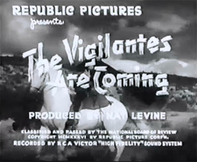 Vigilantes Are Coming--titles