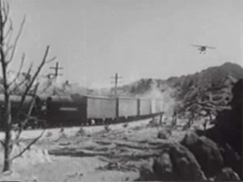 Zorro Rides Again--plane attack