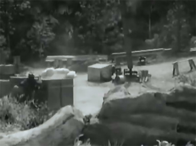 Canadian Mounties vs. Atomic Invaders--attack on base