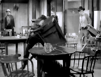 Don Daredevil Rides Again--saloon fight 1