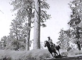 King of the Royal Mounted--horseback chase