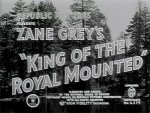 King of the Royal Mounted--title card