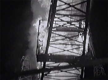 King of the Texas Rangers--oil fire 2