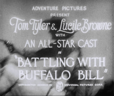 Battling with Buffalo Bill---titles