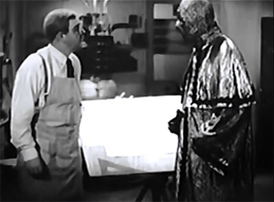 The Spider Returns--bombsight blunder