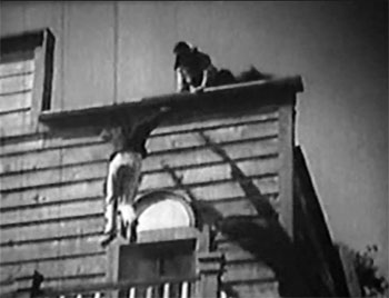 Black Arrow--roof fight