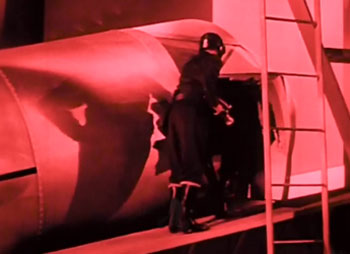 Captain Video--rocket mock-up