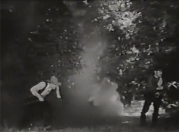 Riding with Buffalo Bill--explosion