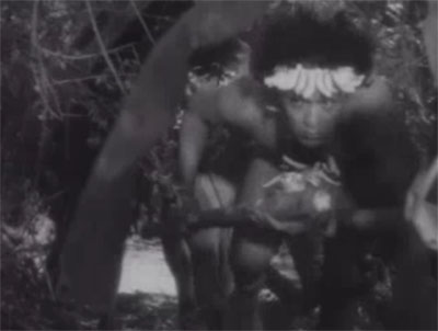 Return of Chandu--Cat Men in jungle