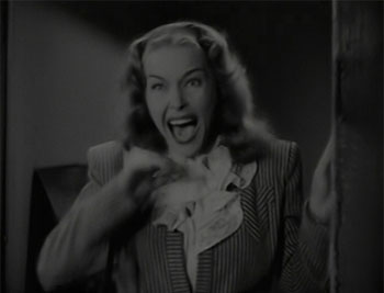 Brenda Starr Reporter--scream in nightclub cliffhanger