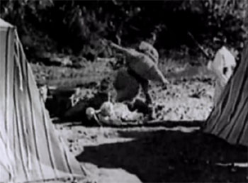 Lost City--camp fight