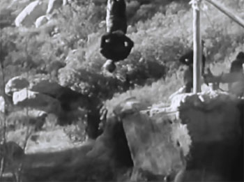 Mysterious Island--suspension cliffhanger