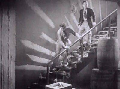 Junior G-Men of the Air--stairs of the rising sun