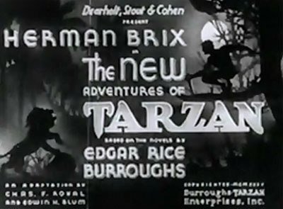 New Adventures of Tarzan---titles