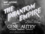 Phantom Empire--titles
